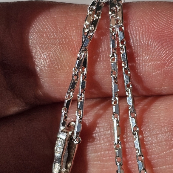 Vintage Sterling Pisces Necklace - Picture 4 of 5